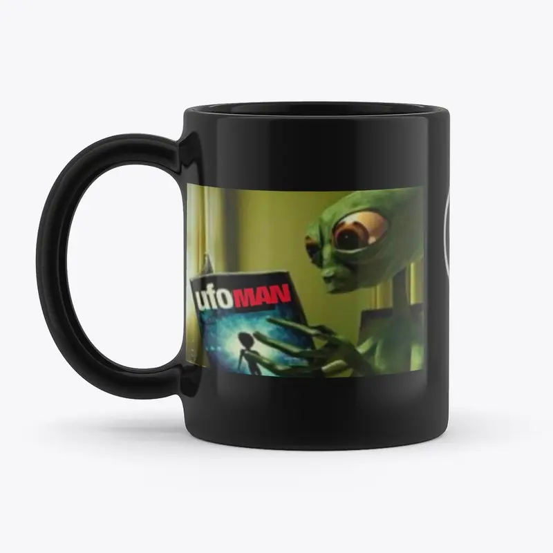 UFO MAN/ALIEN/LOGO 11OZ  MUG...