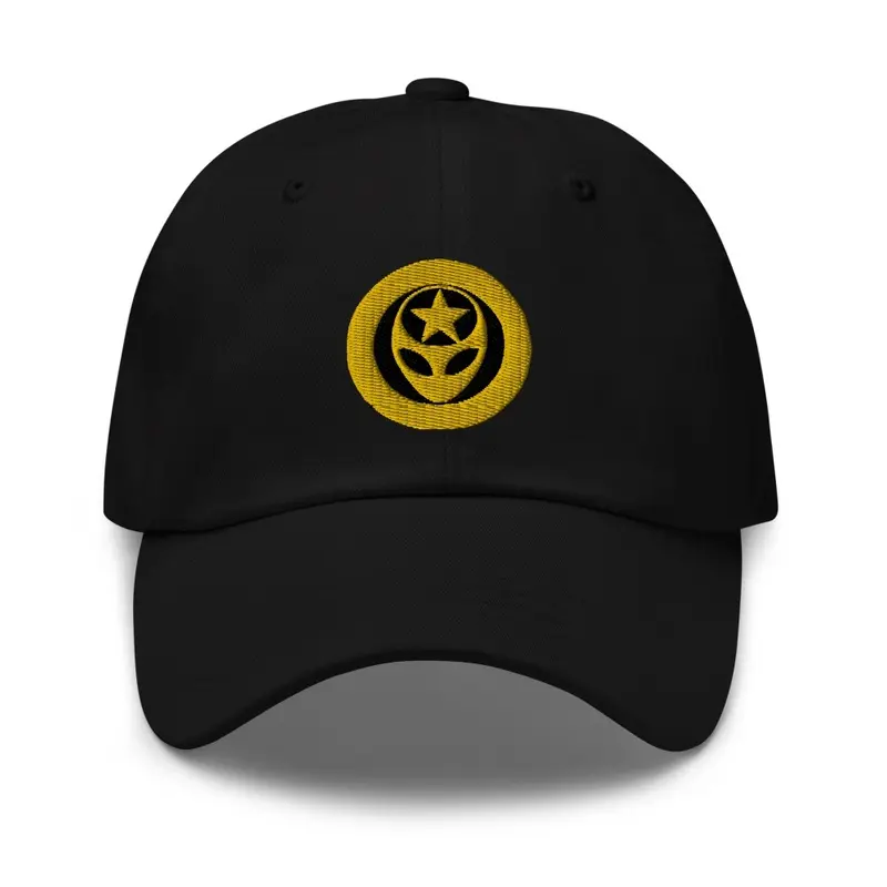 UFO MAN GOLD LOGO HAT