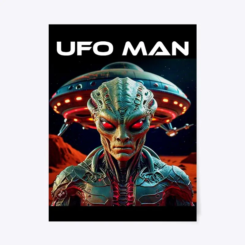 UFO MAN Reptilian n' Disc