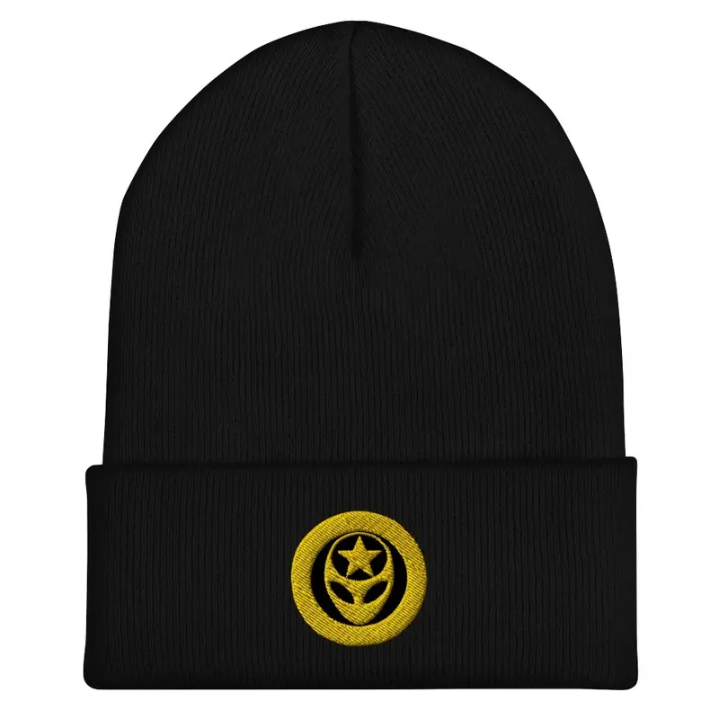 UFO MAN GOLD LOGO BEANIE