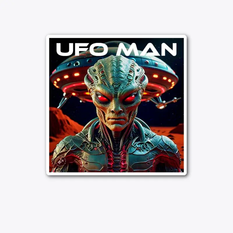 UFO MAN Reptilian n' Disc