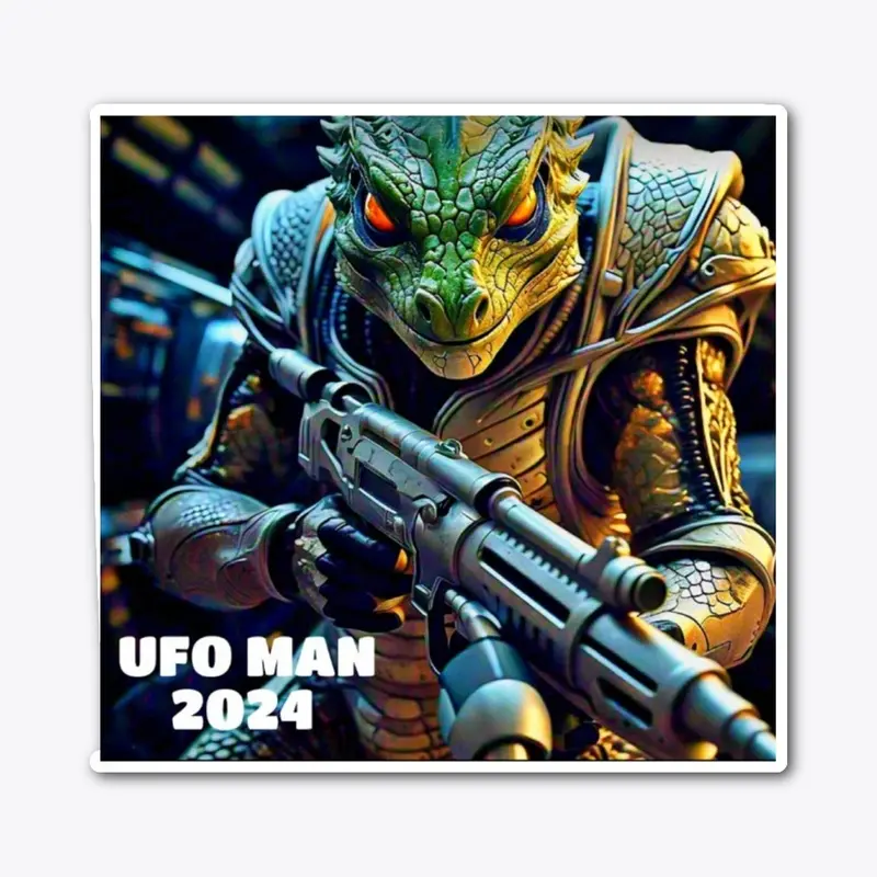 UFO MAN Reptilian Merchandise