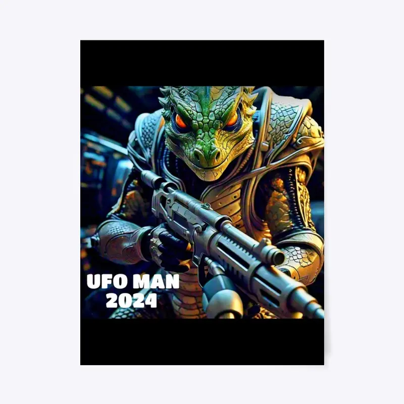 UFO MAN Reptilian Merchandise